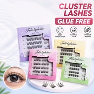 Cluster False Eyelashes Self Adhesive Glue Free Natural Look Reusable Beginner Lash Extension