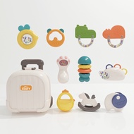 [Hoàn Tiền 10%][Mã SKAMLS277 giảm 10K đơn 50K] Bộ đồ chơi xúc xắc gặm nướu silicon cầm tay an toàn c