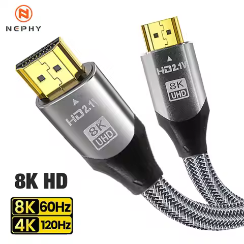 HDMI 2.1 Cable Ultra High-speed 8K/60Hz 4K/120Hz for Xiaomi Mi Box PS5 HDMI Splitter Cord HDMI Dolby
