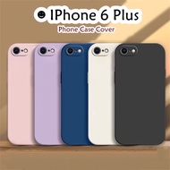 【Discount】 For IPhone 6 Plus Case Drop and wear resistant Silicone Full Cover Case Classic Simple Solid Color Phone Case Cover