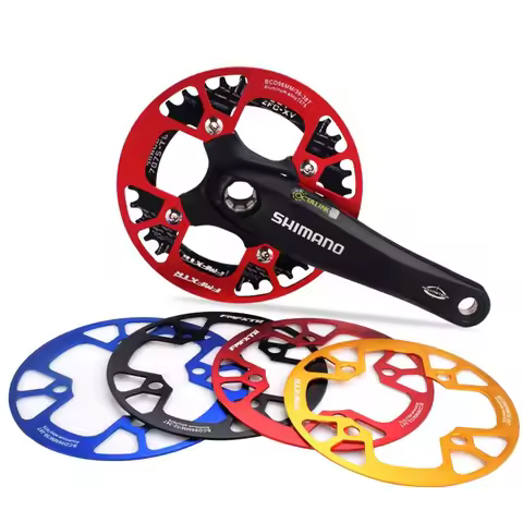 104BCD MTB Bike Chainring Protection Cover 32T/34T 36T/38T/40T/42T Bicycle Sprocket Crankset Guard C