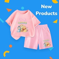 Baby cotton outfit - Cute Bear, Tiger, Pig, Winnie's Donkey shapes, cool to wear all day (M 220)