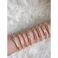 Syahnaz Letter Bracelet Original Gold cassabeta Gold Shop