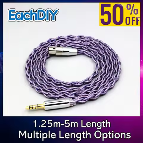 Type2 140 cores 1.8mm Headphone Cable For AKG K371BT Beyerdynamic DT177x GO Pioneer HDJ-X10 HD490 Pr