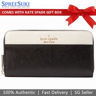 Kate Spade Wallet Staci Large Continental Wallet Black Multi # WLR00120