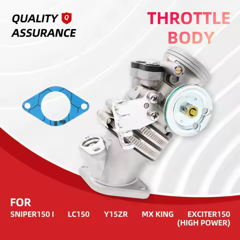 Throttle Body Racing sniper150I Y15ZR LC150 excier150 mx king sniper 32 34 36 38 40 42 45mm Dual Fue