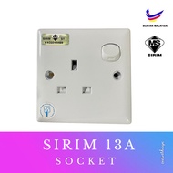 [SIRIM] Socket and Wall Switch / SWITCHES / SWITCH LAMPU 13A 15A 20A 1GANG 2GANG 3GANG 4GANG Door Be