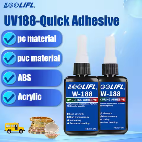UV Glue Bonding Welding Glue Kit Super Bonding UV Glue or Black Light Quick-Drying For Bonding Glass