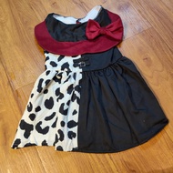 CRUELLA HALLOWEEN CLOTHES COSTUME/ CLOTHES FOR ANABUL
