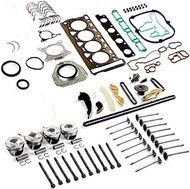 Premium 2.0T Engine Overhaul Rebuild Valves Repair Kit Φ21mm Compatible for Audi A4 2.0 TFSI for VW 