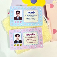 Pound Phuwin-ID Photo Student Card PondPhuwin Foto Card