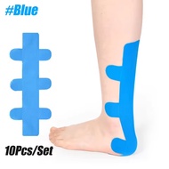 Buzesty Precut Kinesiology Tape for Achilles Tendon 10 Pcs - Achilles Tendonitis Relief Athletic Tap