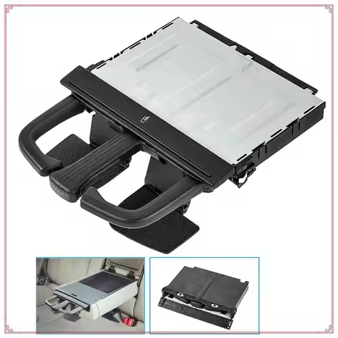 Car Dash Cup Holder Rear Seat Armrest Cup Holder For Jetta Golf MK4 MK5 Passat B6 - A3 A4 A5 A6 8P08