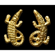 Phra Carakhe Roon 6 Rob 72Pi Ner Kalaithong Golden Crocodile  2540Be Lp Sanit / Wat Lam Bua Loi ，Nak