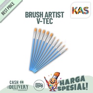 V-Tec 1001 Artist Brush Vtec Painting Brush/ Size No. 0, 00 and 000 Round Brush Unit