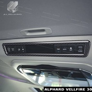 dac alphard 2015-2021 carbon fiber rear ac panel frame cover accessories toyota vellfire agh30