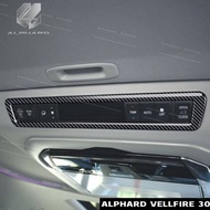 dac alphard 2015-2021 carbon fiber rear ac panel frame cover accessories toyota vellfire agh30