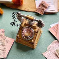 微型古董電話機