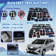 NEW ALZA 2022-2025 AV H X Interior Slot Mat 22 Pcs 1 Set Car Interior Anti Slip Slot Mat