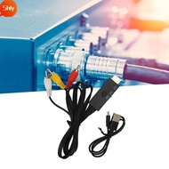 SHLY AV to HD Multimedia Interface Cable, RCA CVBS AV to HD 1080P/720P 60Hz Plug and Play 3RCA to HD