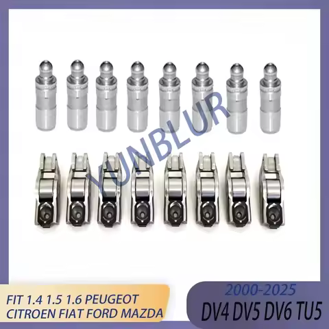 Engine Parts Rebuilding Rocker Arm / Valve Lifters Set Kit Fit 1.4 1.5 1.6 L DV4 DV5 DV6 For Peugeot