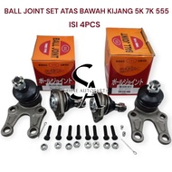 KIJANG 555 BALL JOINT PACKAGE - KIJANG 5K 7K 555 UPPER AND LOWER BALL JOINT - PACKAGE OF 4PC