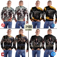 Crewneck Black Veil Brides Band Sweater Fullprint Polyester Jersey Material | BVB-872499501