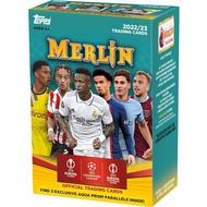 Topps 2022-2023 Merlin Chrome UEFA Champions Soccer Card Blaster Box - 32 Soccer Cards per Blaster Box