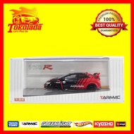Diecast miniature toy car Diecast Tarmac Works Sedan - Honda Civic Type R FK2 Advan series