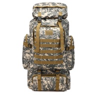 80L Military Large Backpack Outdoors Hiking Camping Bag Travel Rucksack Beg Besar Mendaki Beg Perkhe