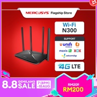 Mercusys MB115-4G 4G LTE Router 300Mbps | SIM Plug & Play | 4 Antennas | WAN Backup (Powered by TP-L