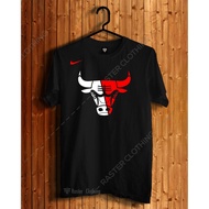 Tees Casual Basketball NBA Chicago Bulls Logo 3 T-Shirt