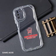 SAMSUNG A03S SAMSUNG A02S CASE MELTING WAVY CLEAR SOFT CASE SAMSUNG A03S SAMSUNG A02S G01