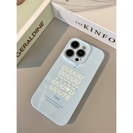 Simple White Letter Slogan Phone Case Suitable for Samsung S22 S23 S24 PLUS A34 A54 5G A14 A55 Prote