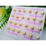 Subang Telinga Emas Korea/Emas Bangkok Subang Wanita/Kanak-kanank Subang Emas Celup