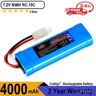 Culhye 7.2V 4000mAh NiMH RC Baery with Tamiya Connector for RC Car RC Truck RC Airplane RC Helicopter RC Boat Traxxas