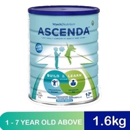Wyeth Nutrition Ascenda Milk Powder for 1-7 Year Old Above Children's ,  1.6Kg (Assorted)