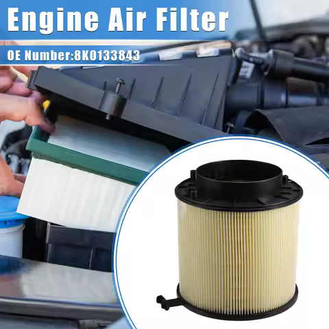 X Autohaux Car Engine Air Intake Filter Compatible 8K0133843 for Audi A/S4 A/Q/S/SQ5 2.0L 3.0L 3.2L 