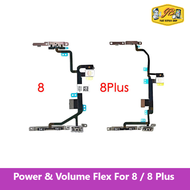 สายแพรปุ่มสวิตซ์ เปิด-ปิด &amp; ปุ่มโวลุ่ม เพิ่ม-ลด เสียง สำหรับ iPhone 8 / iPhone 8 Plus