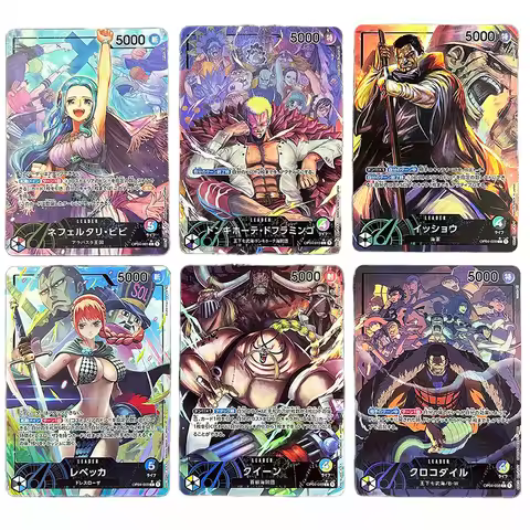 Anime Cards One Piece OPCG Boa Hancock Nami Law Ace Luffy Yamato OP04 Japanese Version Replica Game 