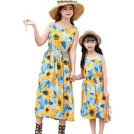 Hawaiian Flora dress Baju Pantai Perempuan Hawaii dress Kids Dress Women's beach wear children's