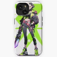 CASE Futuristic anime manga cyberpunk Girl with hoodie iphone X
