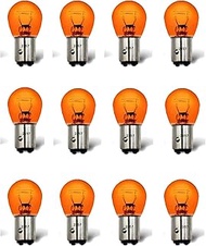 12 Pack 2357NA 2357A Bulb, Brake Light Bulbs/Tail/Turn Signal Auto Lights 2057NA 1157NA 7528NA PY21/