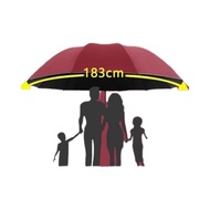 ⚡Taiwan Shipment⚡[Factory Direct Sales] Sunscreen 182cm Extra Large Twelve-Bone Anti-Storm Business 