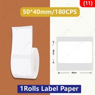 Niimbot B21 B1 B3S Convenient Label Printer White Sticker Printing Paper 1 Roll Anti Tear Waterproof