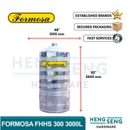FORMOSA FHHS300 3000L 670G SS316 WATER TANK (48D x 112H) FHHS300