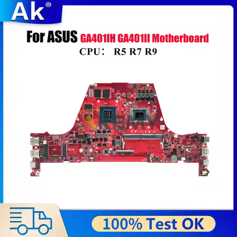 GA401IH Laptop Motherboard For ASUS ROG Zephyrus G14 GA401II GA401IH GA401I Notebook Mainboard With 
