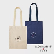 MONDAINE 瑞士國鐵 經典帆布直立式小手提/肩背包 白