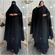 Gamis ASIMNI Bahan Crinkle Airflow By Aje Zas Collection