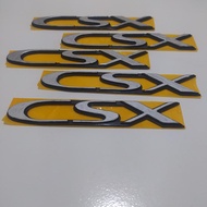 emblem tulisan CSX Daihatsu taruna lis hitam